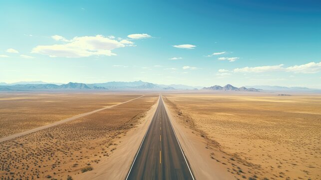 barren road arial