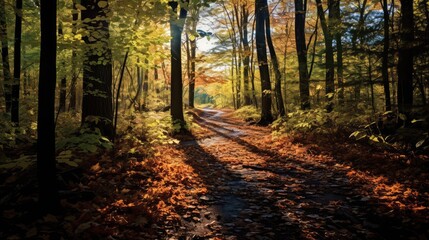 Fototapeta premium forest leaf p