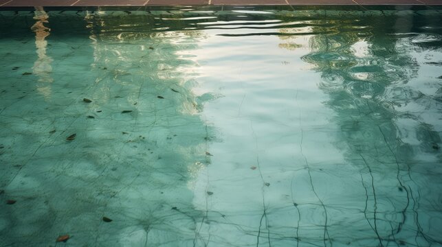 murky cloudy pool water