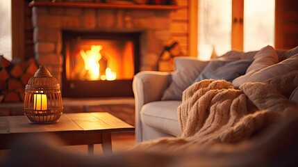 photograph blurred cabin interior