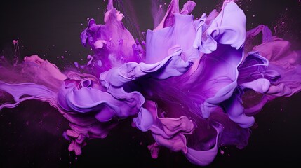 Obraz premium canvas splash of purple