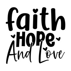 faith hope and love