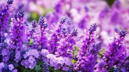 Obraz premium lavender spring background purple