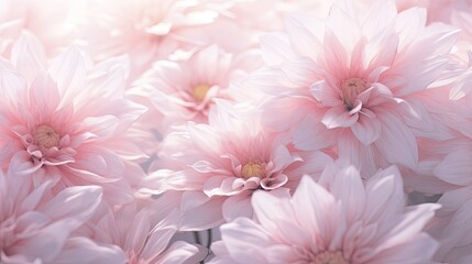 Obraz premium soft light pink flowers