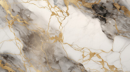 Marble texture, surrounded with rounded edges and gold foil decoration. 