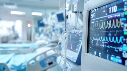 IoT healthcare devices monitoring patient vitals