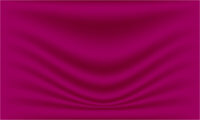 Abstract red pink background with smooth wavy texture background silk drapery concept. Wallpaper design for poster, presentation, website