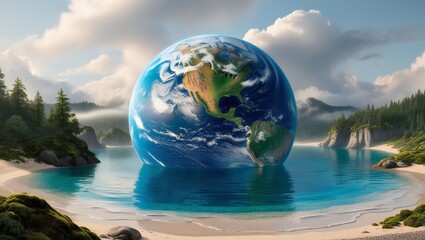 earth globe environment issue, global warming