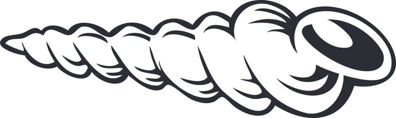 Obraz premium shell illustration