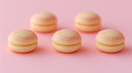 Obraz premium colorful macaroons on a table