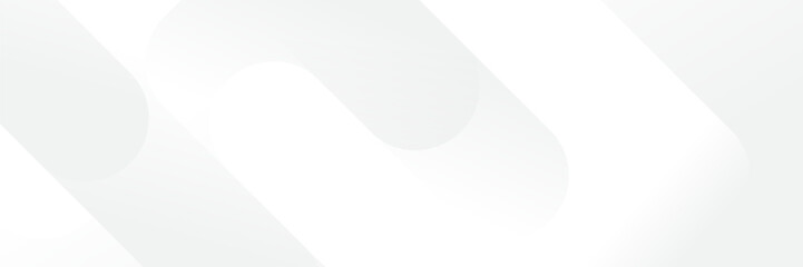 Abstract white Geometric banner design background.