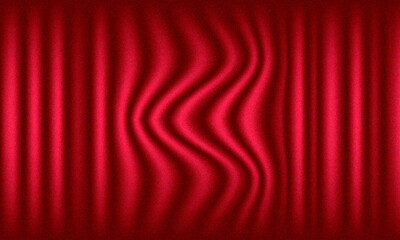 Burn red Abstract texture background, with smooth wavy texture background silk drapery concept. Wallpaper design for poster, presentation, website