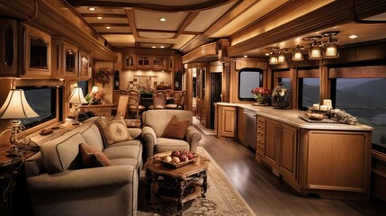 Fototapeta premium elegance rv interior