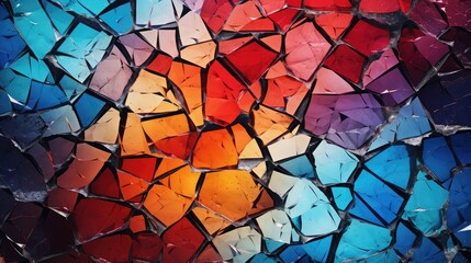 irregular cracked painting texture