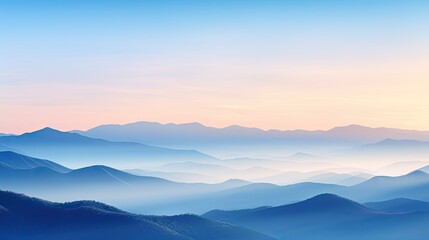 Obraz premium mountain gradient lighting