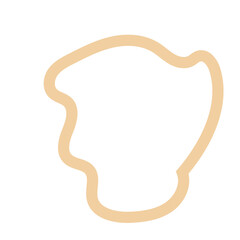 Neutral abstract shapes outlines vectors decorative 