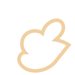 Neutral abstract shapes outlines vectors decorative 