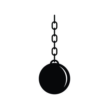 recommend clip art: wrecking steel ball icon