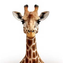 Obraz premium giraffe isolated on white