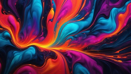 abstract colorful background with waves