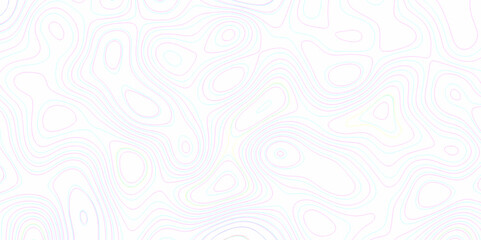 Natural printing illustrations of maps. panorama view multicolor wave curve lines banner background. topographic map in contour line light topographic topo contour map and ocean topographic line map.