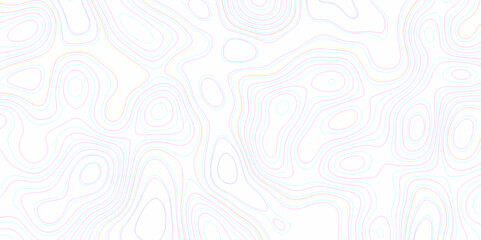 Natural printing illustrations of maps. panorama view multicolor wave curve lines banner background. topographic map in contour line light topographic topo contour map and ocean topographic line map.