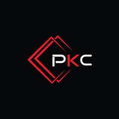 PKC Letter Initial Logo Design Template Vector Illustration