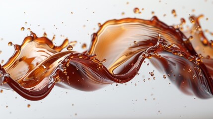 Abstract liquid splash - generative ai
