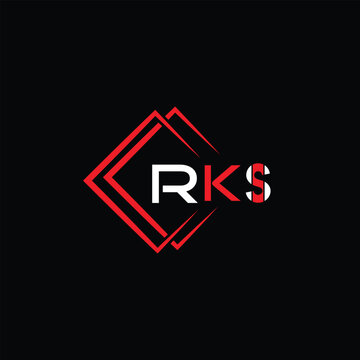 RKS letter logo abstract design. RKS unique design. RKS.