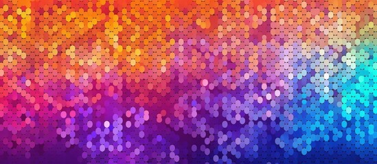 Abstract Colorful Circle Pattern Background