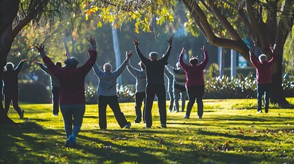 Examine the importance of inclusive fitness programs for older adults in public parks.