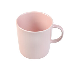 rose gold cup coffee isolated