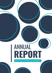 Abstract Professional Business Proposal Annual Report Cover Template