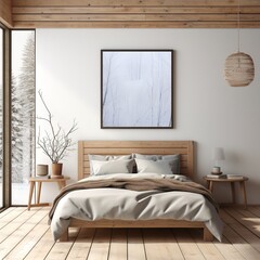 interior of bedroom with bed