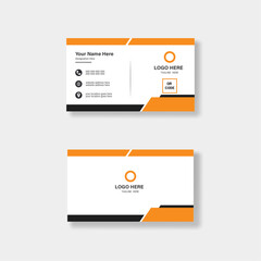
Double-sided business card template, creative and modern. Vector illustration.