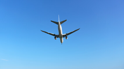 飛行機　青空