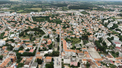 Pula Arena: Majestic Roman amphitheatre in Pula, Croatia. Well-preserved landmark dating to the 1st...