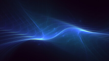 3D manual rendering abstract technology fractal background. Its not AI Generatd illustration.