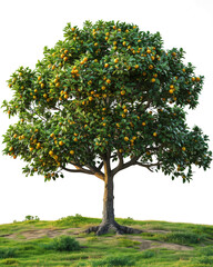 apple tree isolated on white