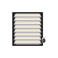 curtain illustration icon