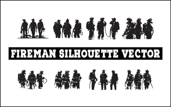 Fireman gesture silhouette. Good use for symbol, logo, web icon, mascot, sign, or any design you want. accident, emblem, emergency, firefighters, extinguishing, emergency exit, lifestyles, protective 