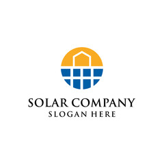 A VERY SIMPLE AND MODERN SOLAR POWER COMPANY CONCEPT