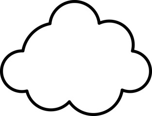 Simple Cloud Outline
