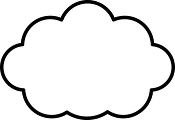 Simple Cloud Outline