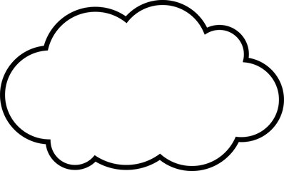 Simple Cloud Outline