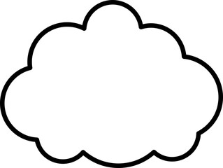 Simple Cloud Outline