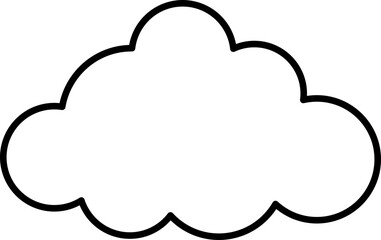 Simple Cloud Outline