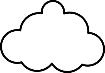 Simple Cloud Outline