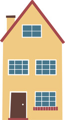 Cute House Illustration
