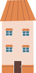 Cute House Illustration